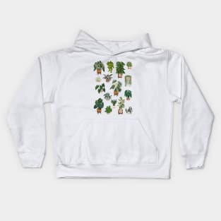 House plants collection 5.12 Kids Hoodie